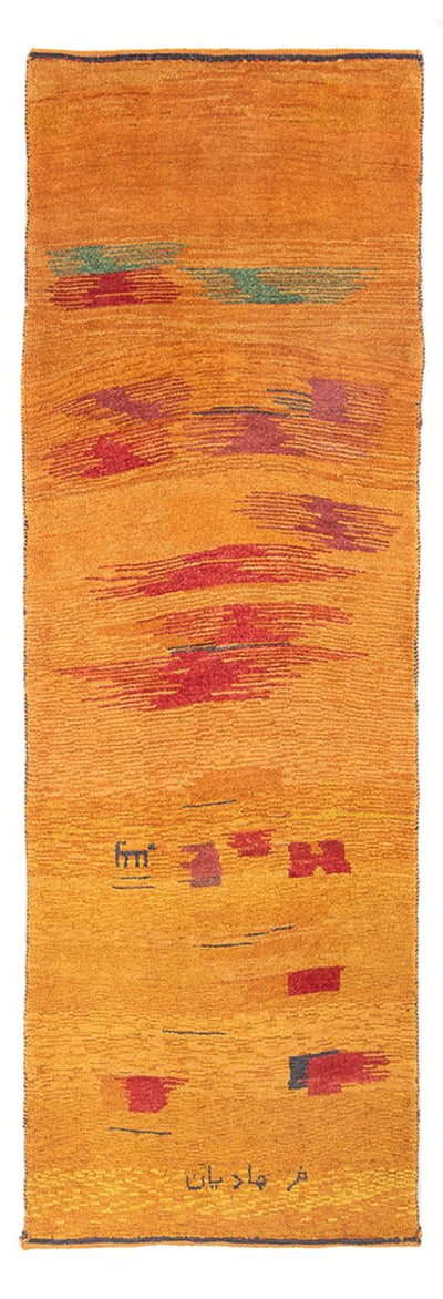 Gabbeh Persisch Teppich 80x233cm - Perserteppich Wollteppich
