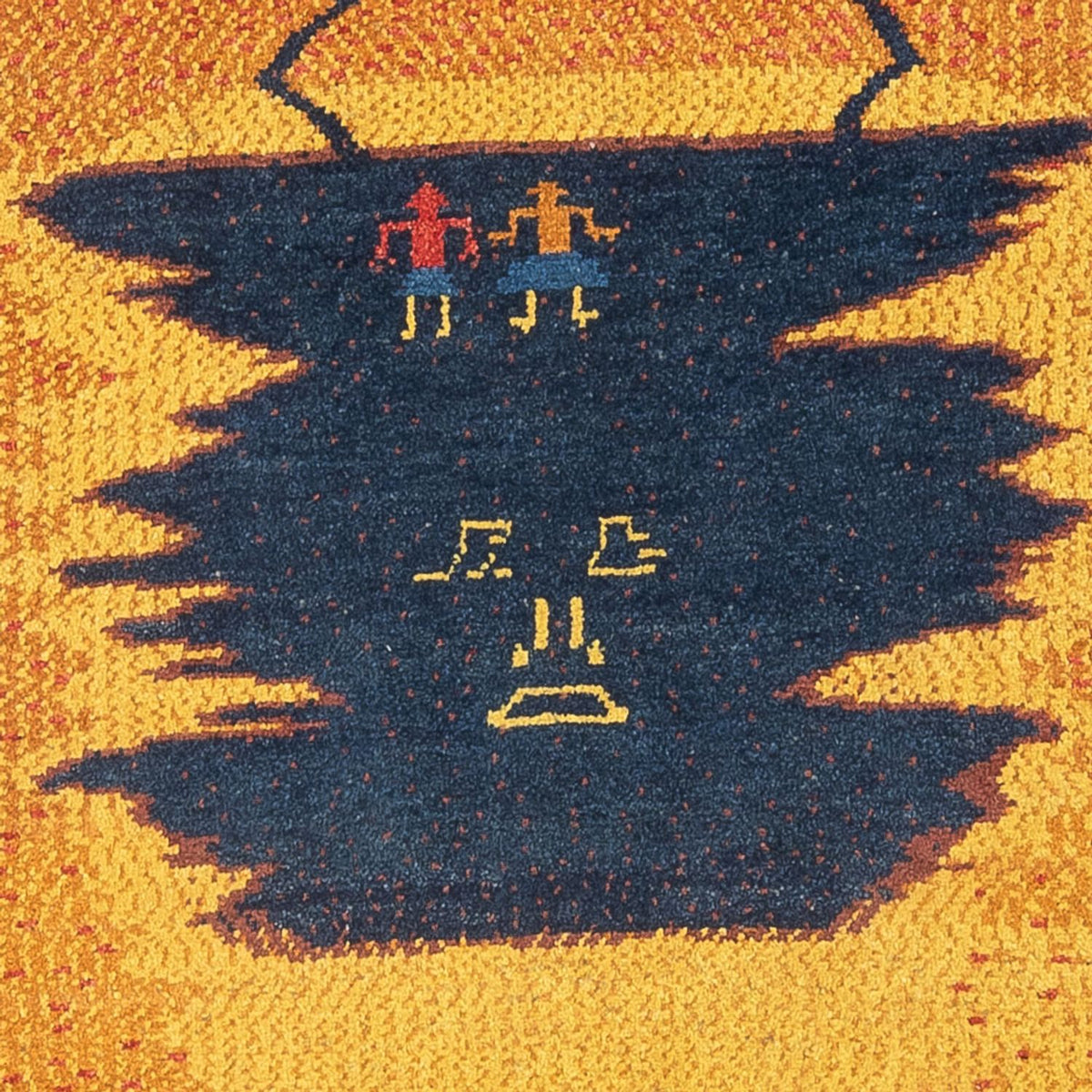 Läufer Gabbeh - Perser - 293 x 87 cm - mehrfarbig
