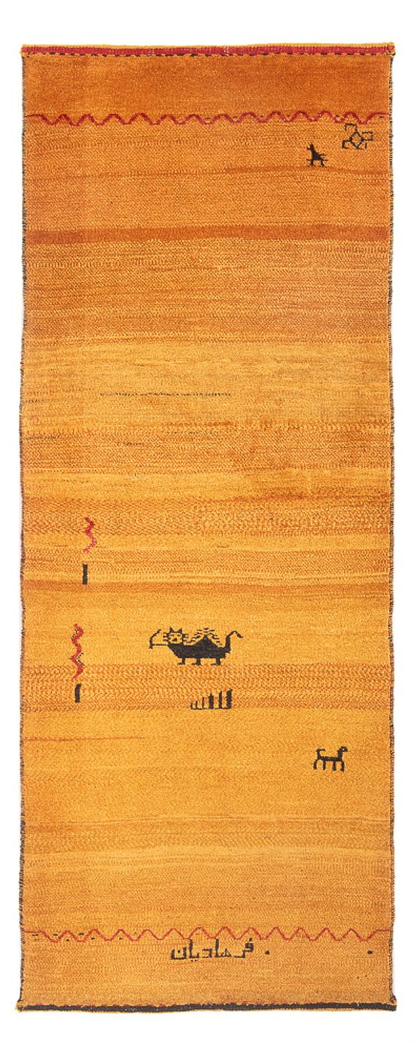 Läufer Gabbeh - Perser - 236 x 85 cm - orange