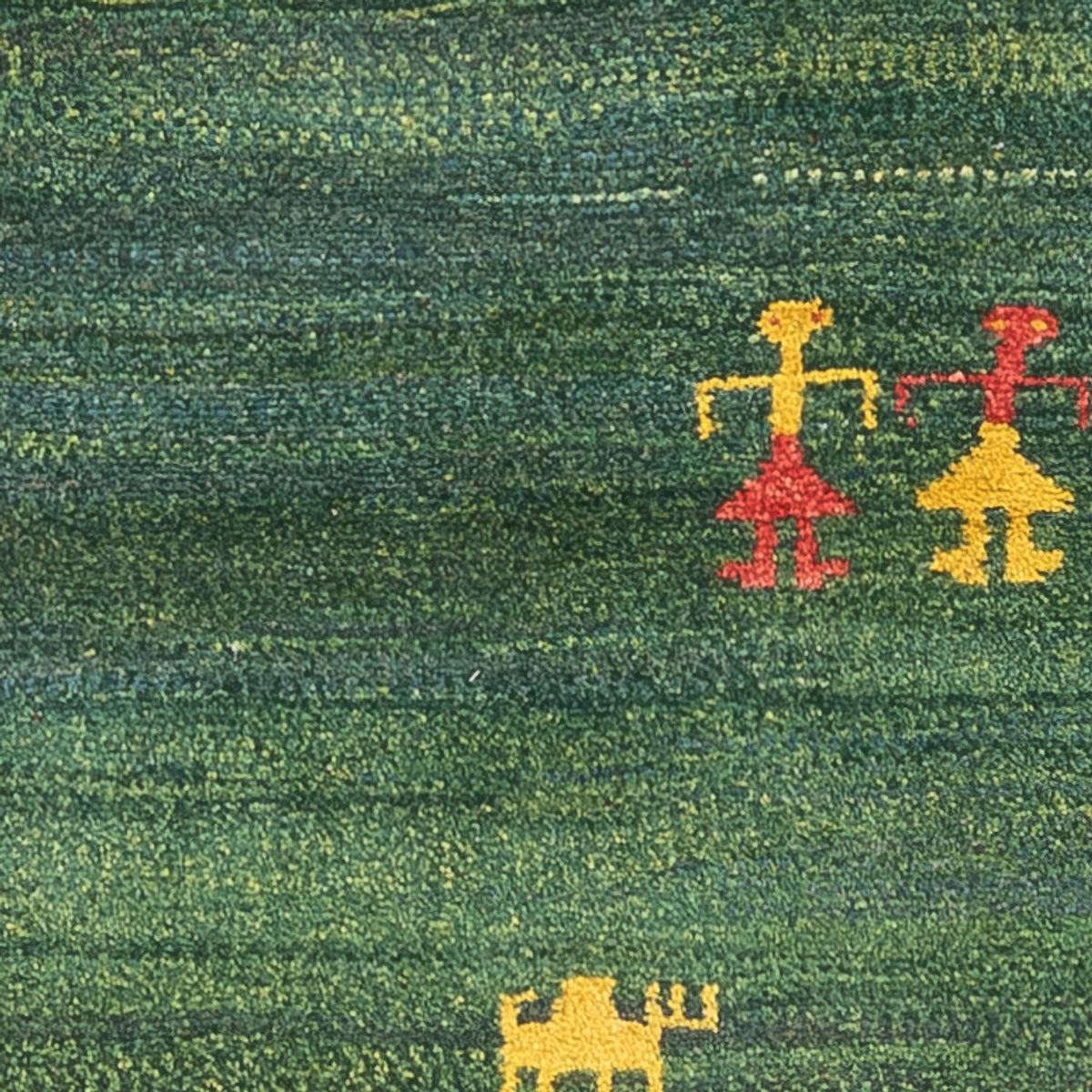 Läufer Gabbeh - Perser - 202 x 78 cm - grün