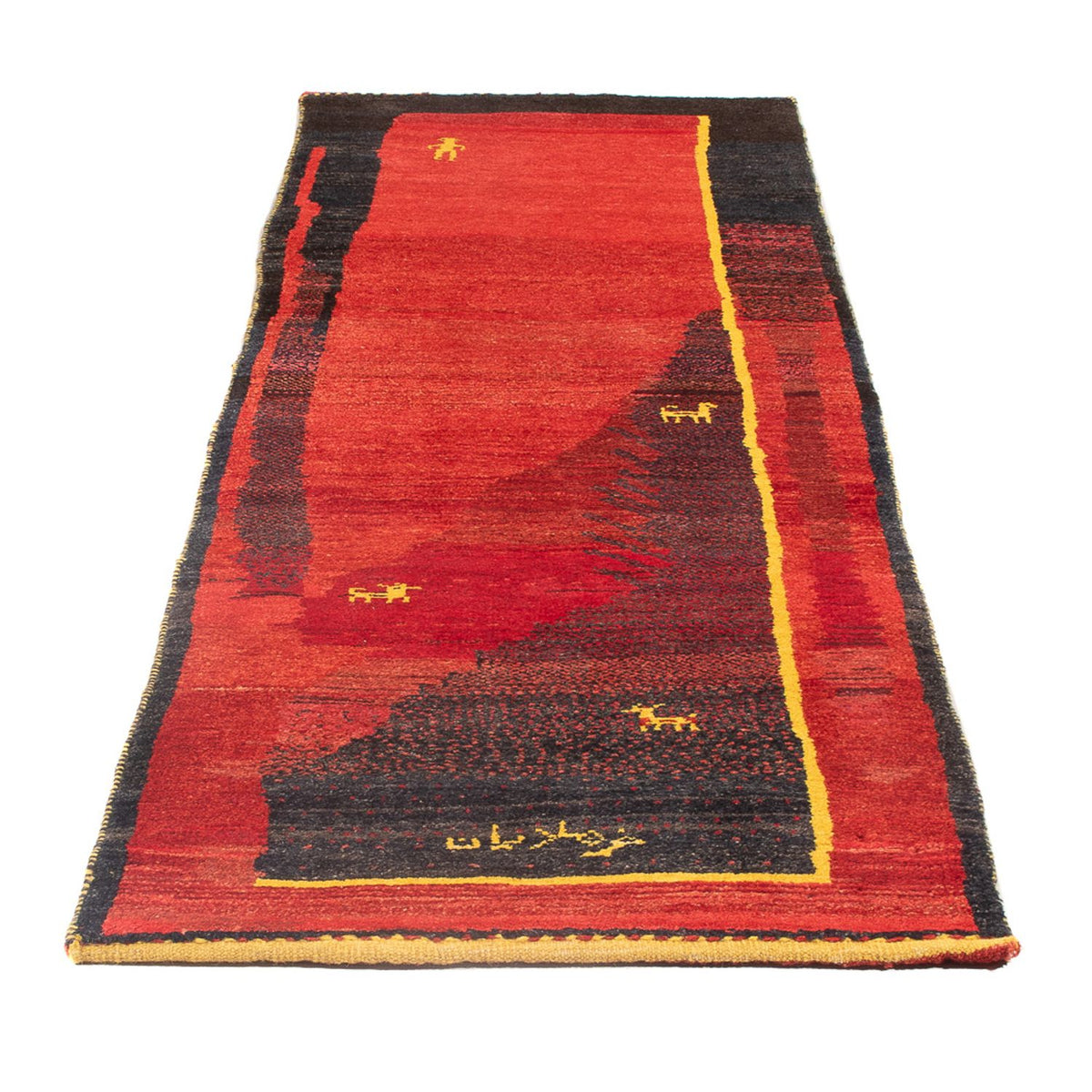 Läufer Gabbeh - Perser - 230 x 73 cm - mehrfarbig