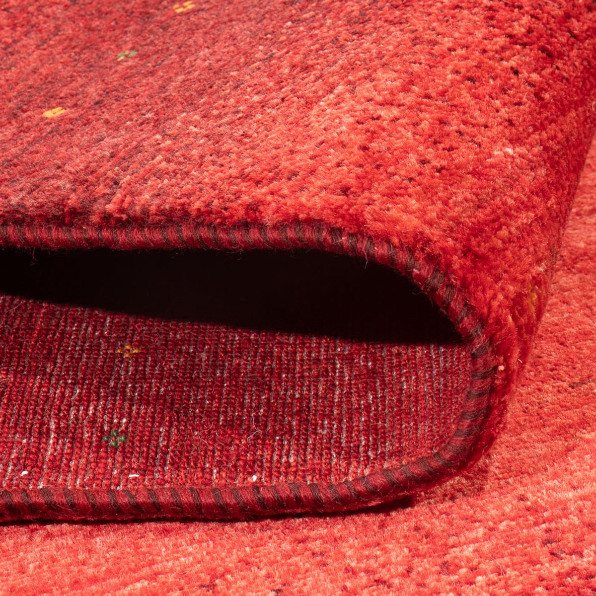 Gabbeh Teppich - Loribaft Perser - 204 x 155 cm - rot