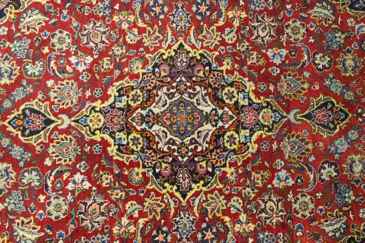 Perserteppich - Keshan 214 x 144 cm - rot