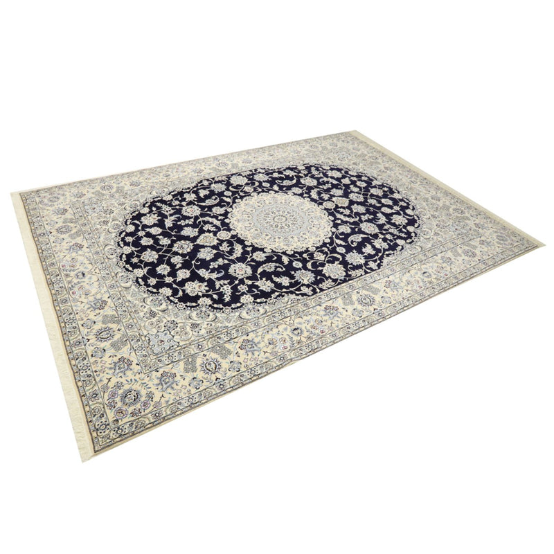 Perserteppich - Nain - Royal - 350 x 246 cm - dunkelblau