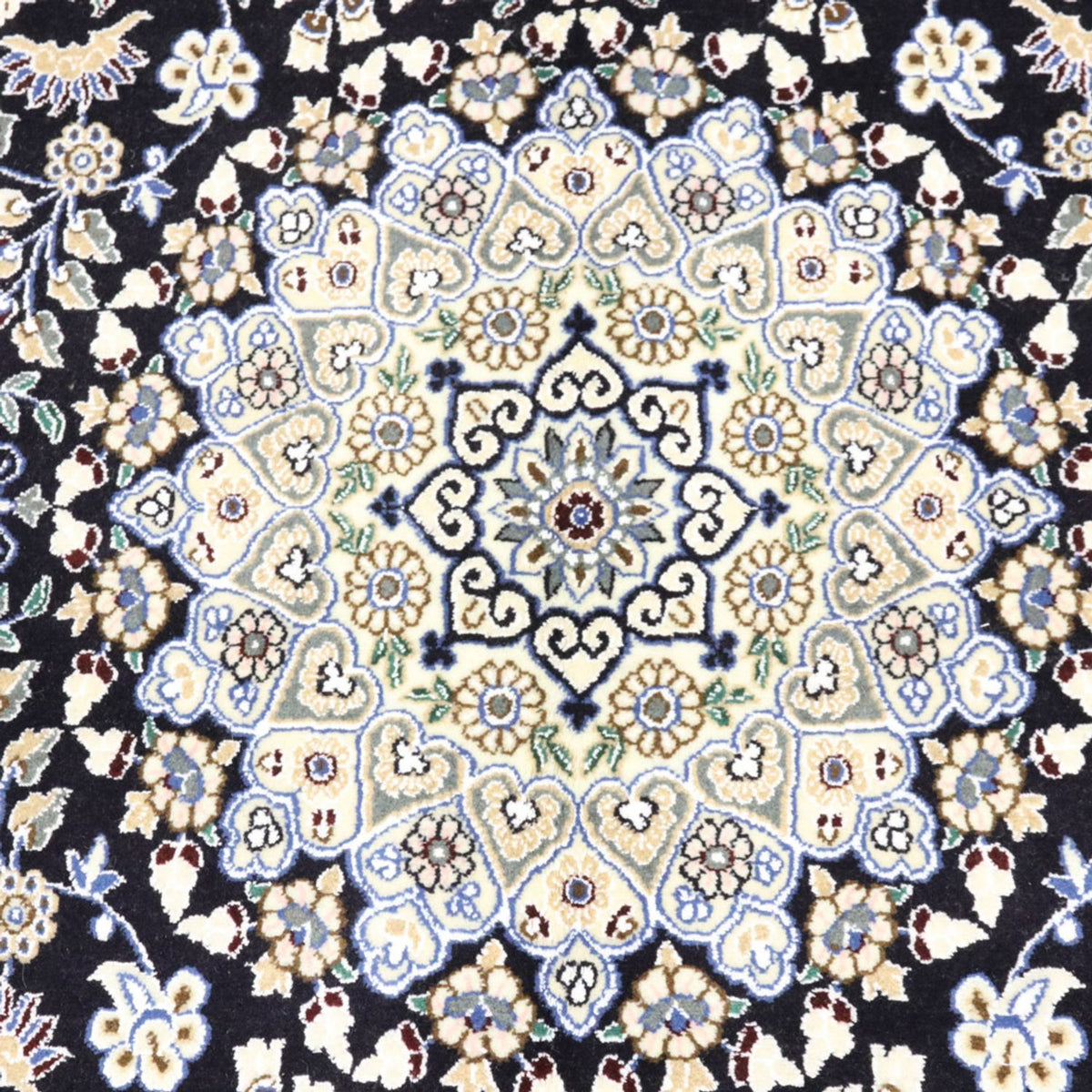Perserteppich - Nain - Royal - 202 x 130 cm - dunkelblau