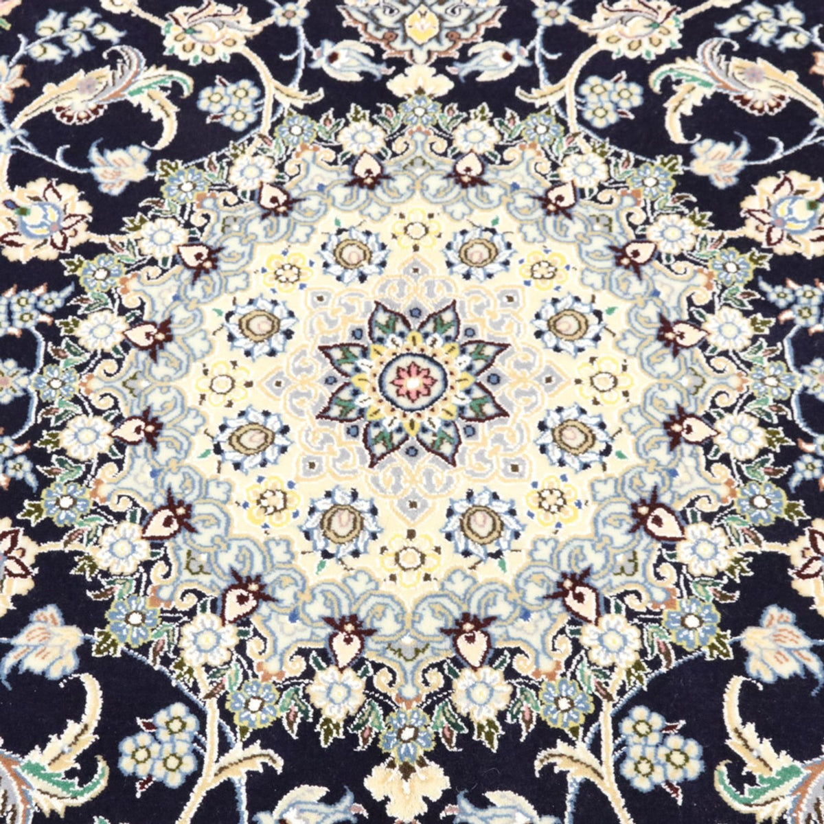 Perserteppich - Nain - Royal - 247 x 156 cm - dunkelblau