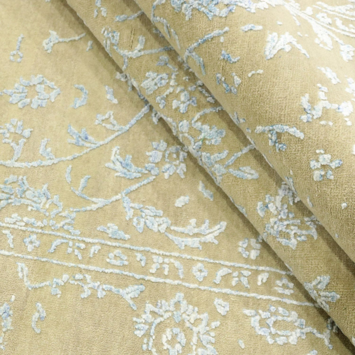 Designer Teppich - 250 x 169 cm - silber