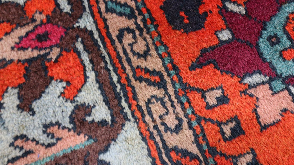 Orientteppich 210 x 133 cm - dunkelrot