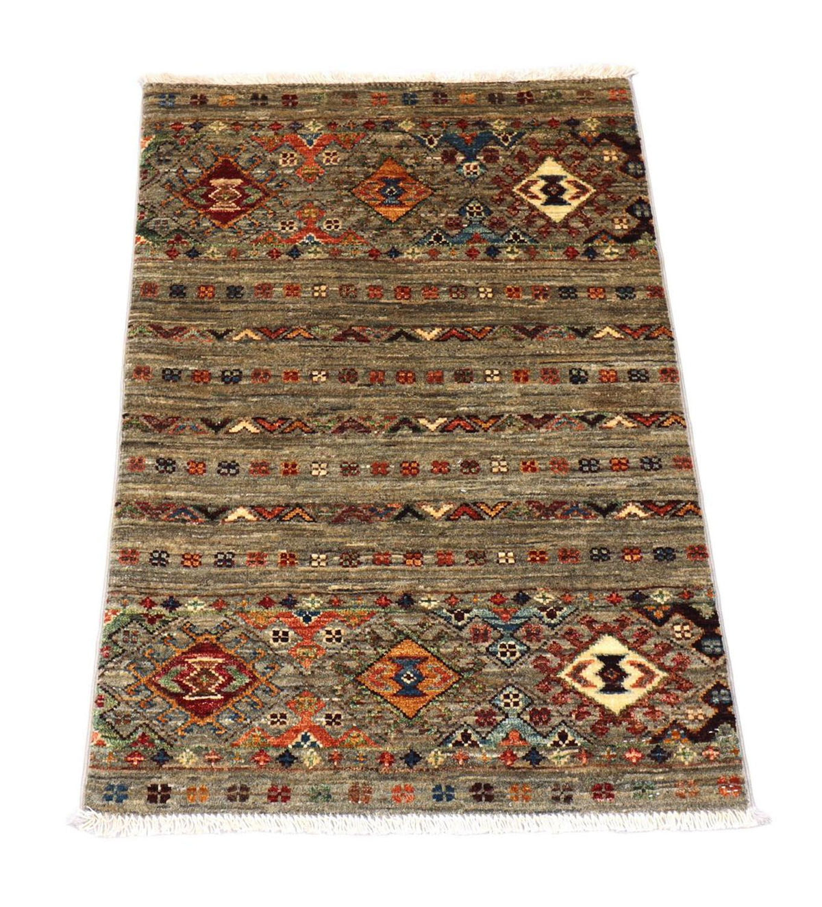Ziegler Teppich 91 x 63 cm - olivgrün