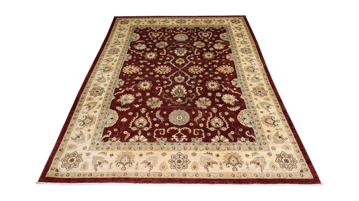 Ziegler Teppich 357 x 276 cm - dunkelrot