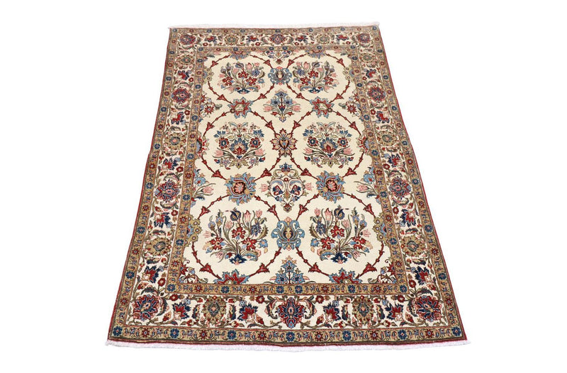 Perserteppich - Ghom 204 x 135 cm - beige