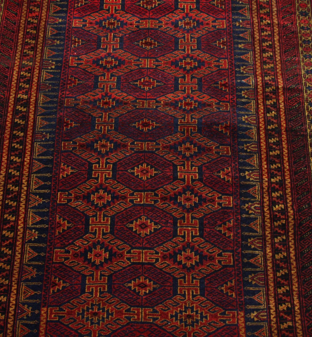 Afghan Teppich 152 x 95 cm - rot