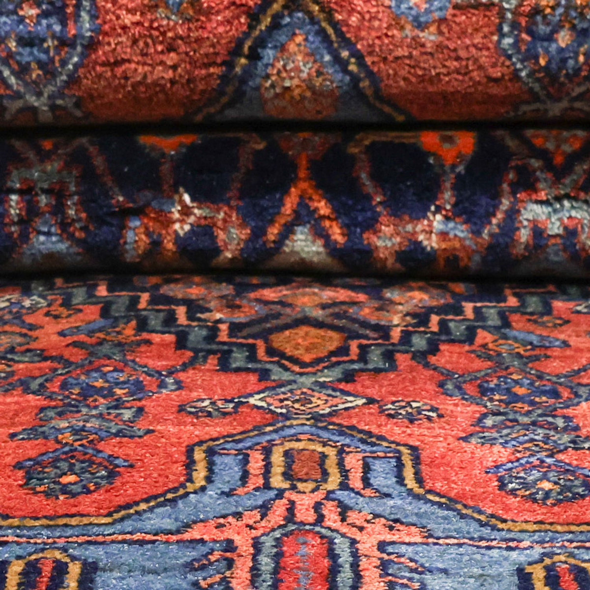 Perserteppich - Bidjar - 257 x 143 cm - dunkelrot