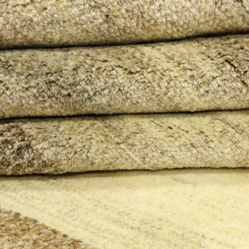 Gabbeh Teppich - Perser - 329 x 247 cm - dunkelbeige