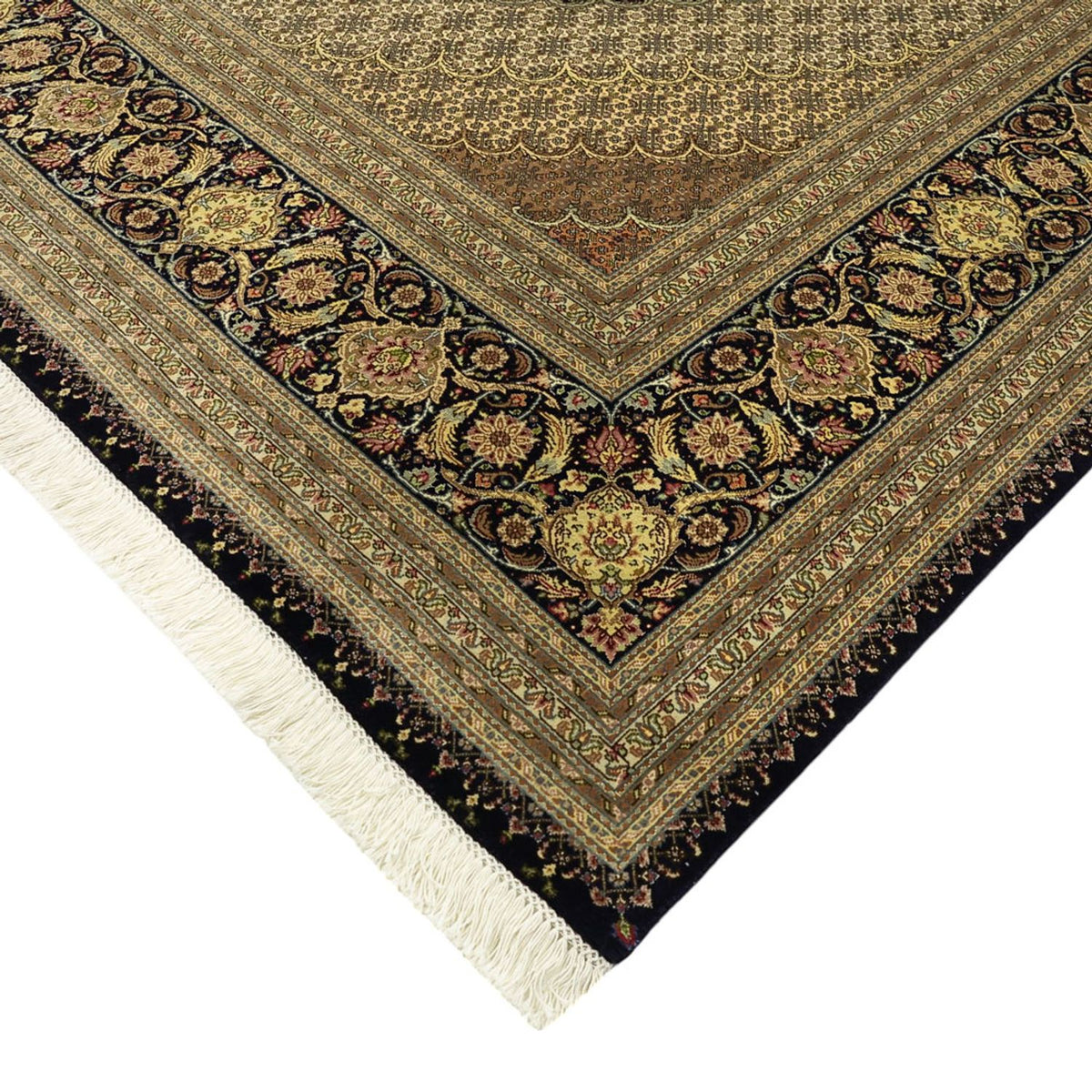 Perserteppich - Täbriz - Royal - Royal - 350 x 249 cm - dunkelbraun