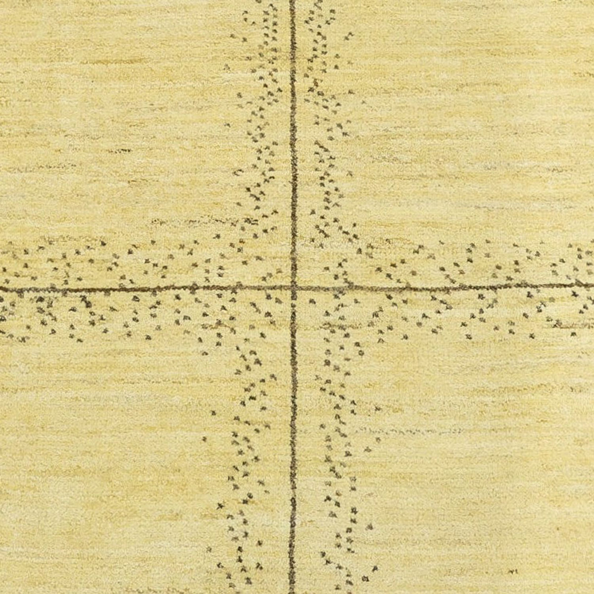 Gabbeh Teppich - Loribaft Perser - 283 x 221 cm - beige