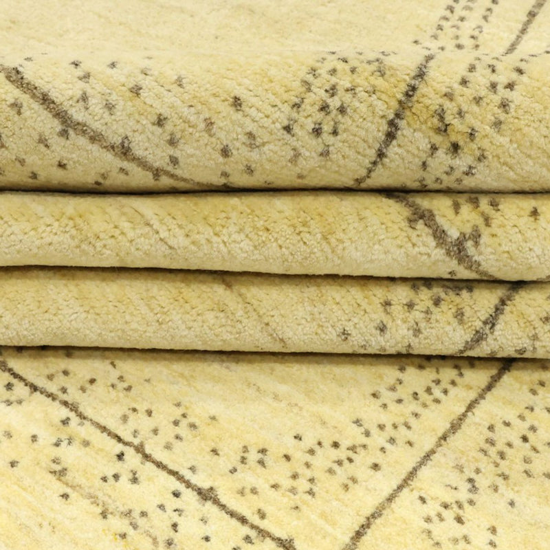 Gabbeh Teppich - Loribaft Perser - 283 x 221 cm - beige