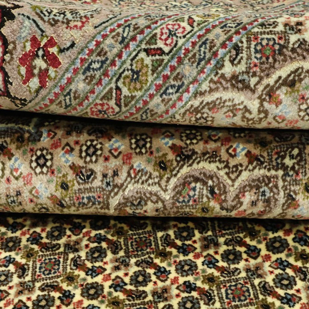 Perserteppich - Täbriz - Royal - Royal - 204 x 153 cm - silber