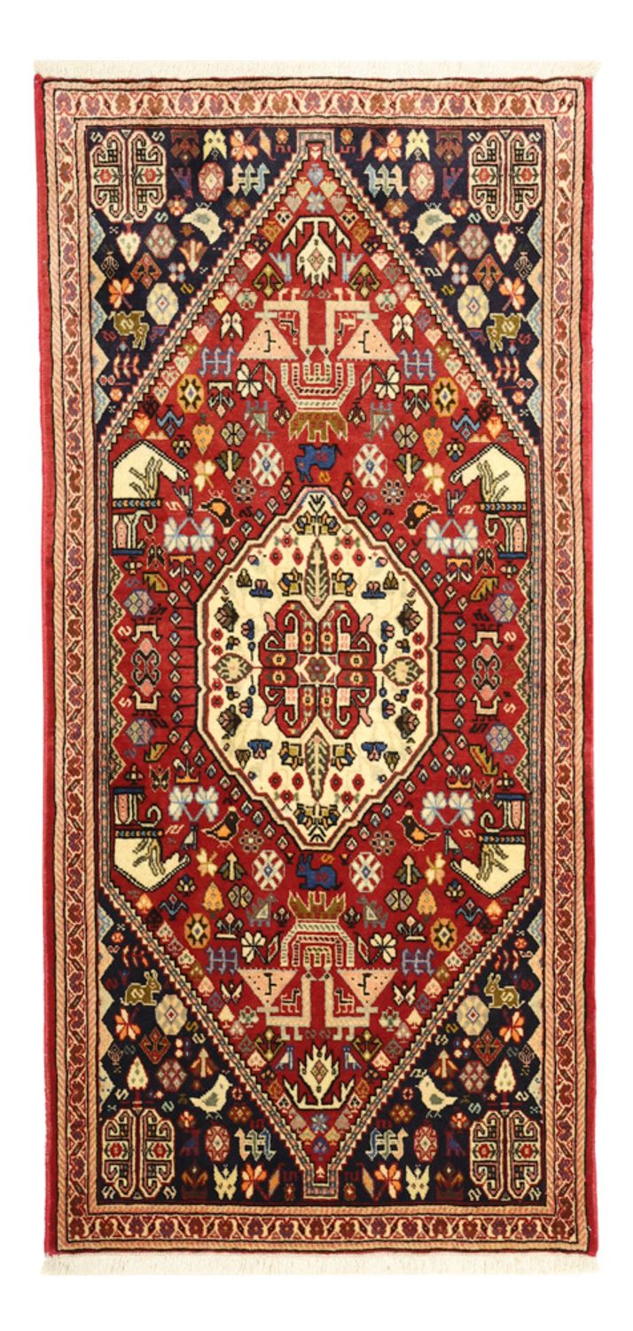 Gabbeh Teppich - Kaschkuli Perser - 153 x 70 cm - rot