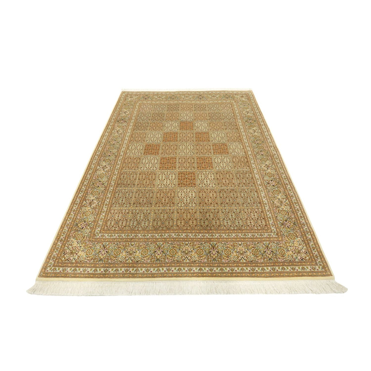 Perserteppich - Täbriz - Royal - 208 x 149 cm - dunkelbeige