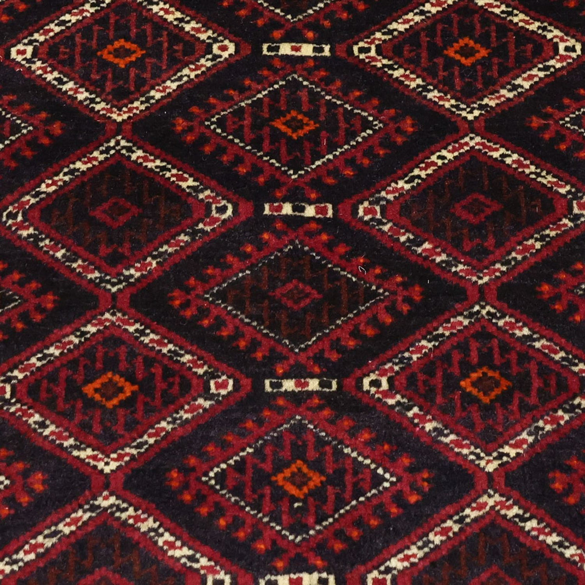 Läufer Belutsch - 190 x 103 cm - dunkelrot