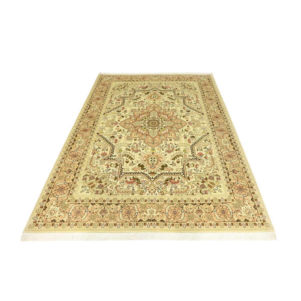 Perserteppich - Täbriz - Royal - 203 x 147 cm - beige