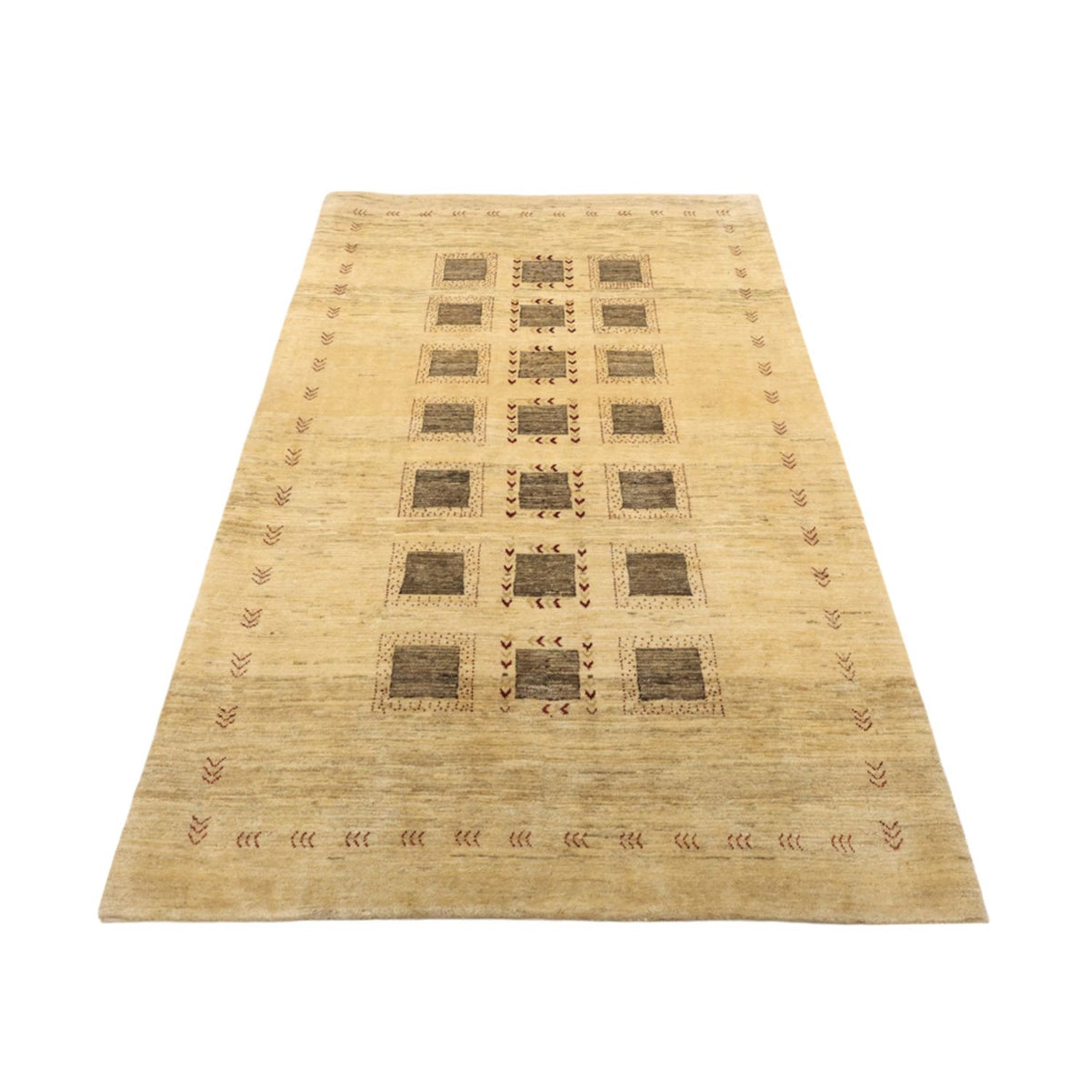 Gabbeh Teppich - Kaschkuli Perser - 190 x 116 cm - beige