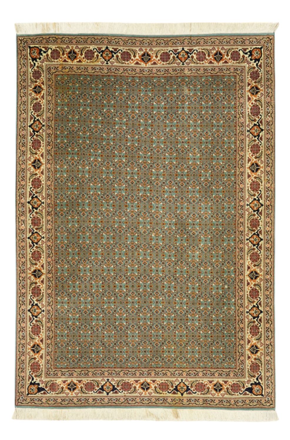 Perserteppich - Täbriz - Royal - Royal - 145 x 101 cm - olivgrün
