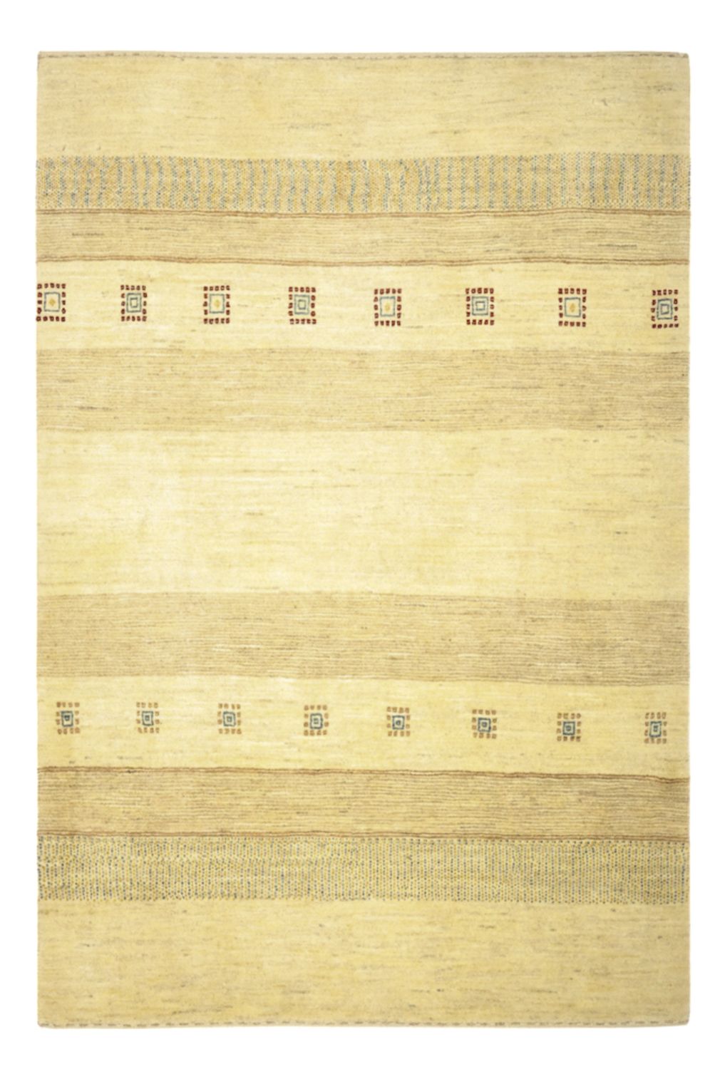 Gabbeh Teppich - Loribaft Perser - 170 x 116 cm - beige