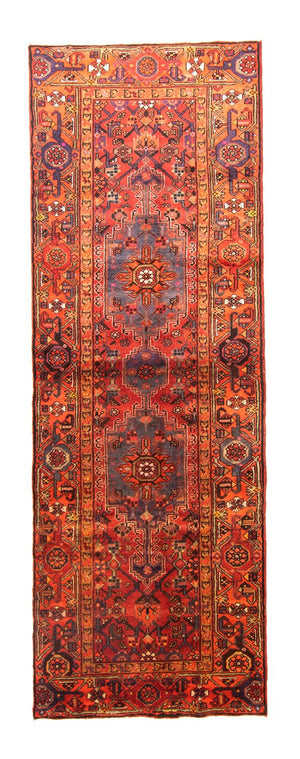 Perserteppich - Nomadic 297 x 102 cm - rot