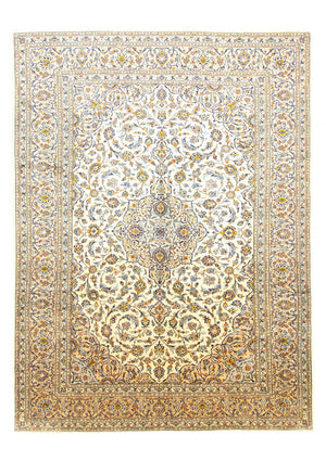 Perserteppich - Keshan 388 x 288 cm - beige
