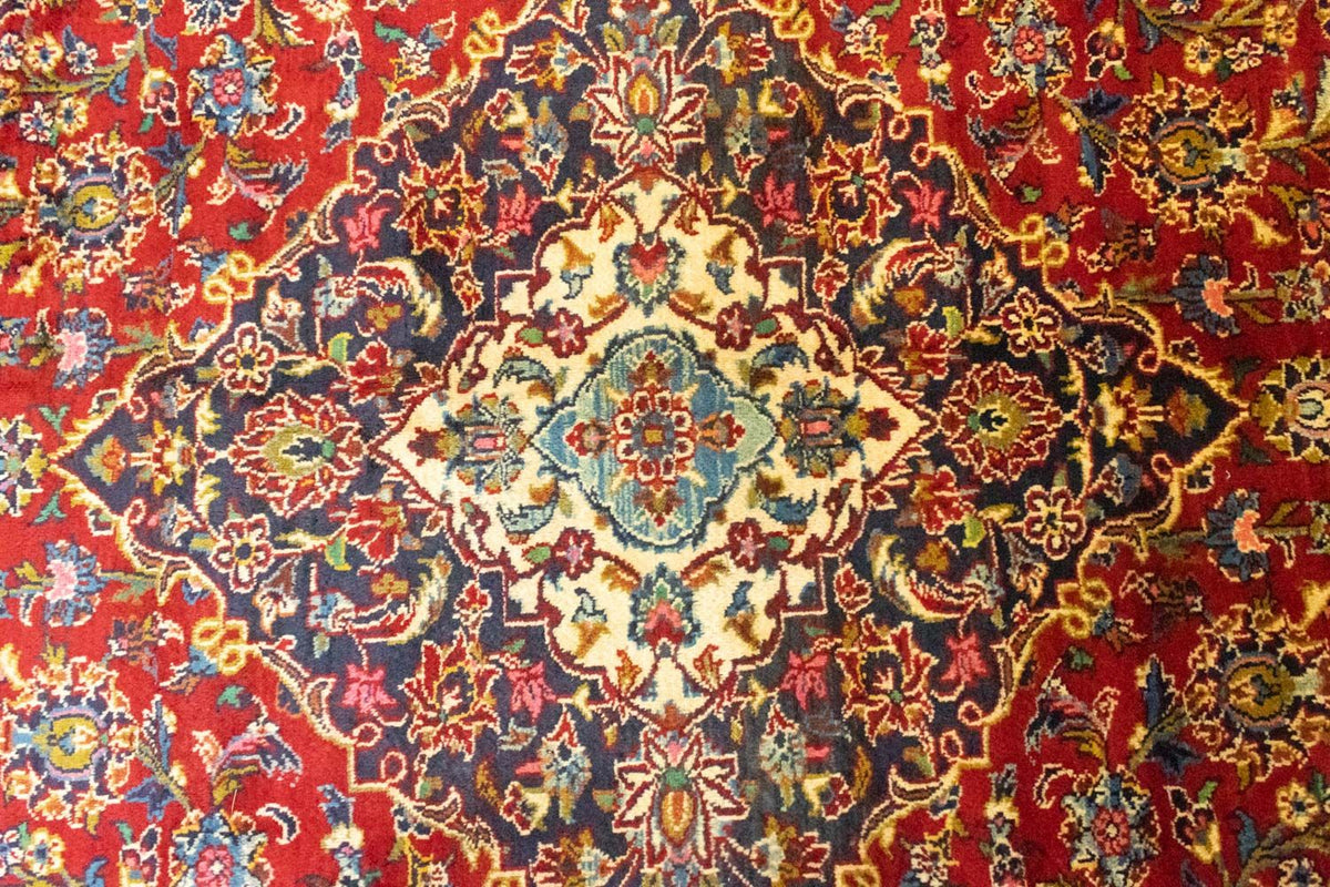 Perserteppich - Keshan 401 x 294 cm - rot