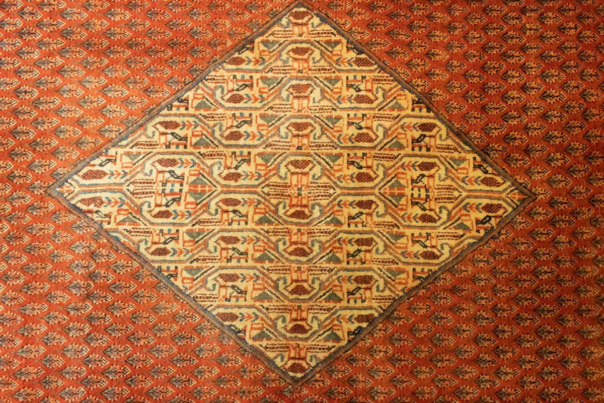 Perserteppich - Mir 300 x 206 cm - orange