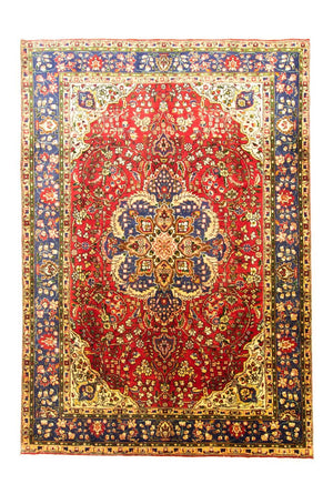 Perserteppich - Täbriz 302 x 212 cm - rot