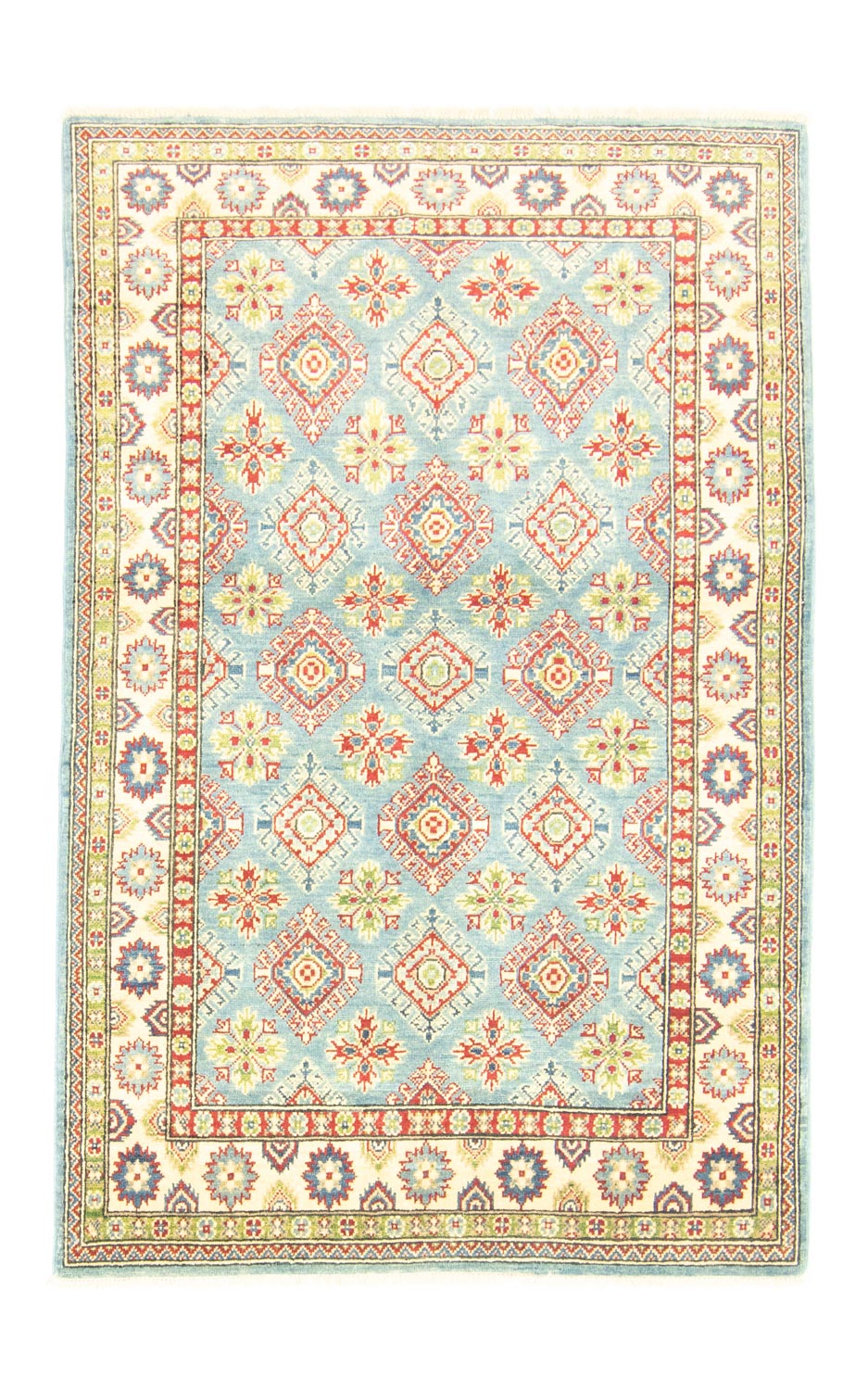 Ziegler Teppich - Kazak 183 x 118 cm - hellblau