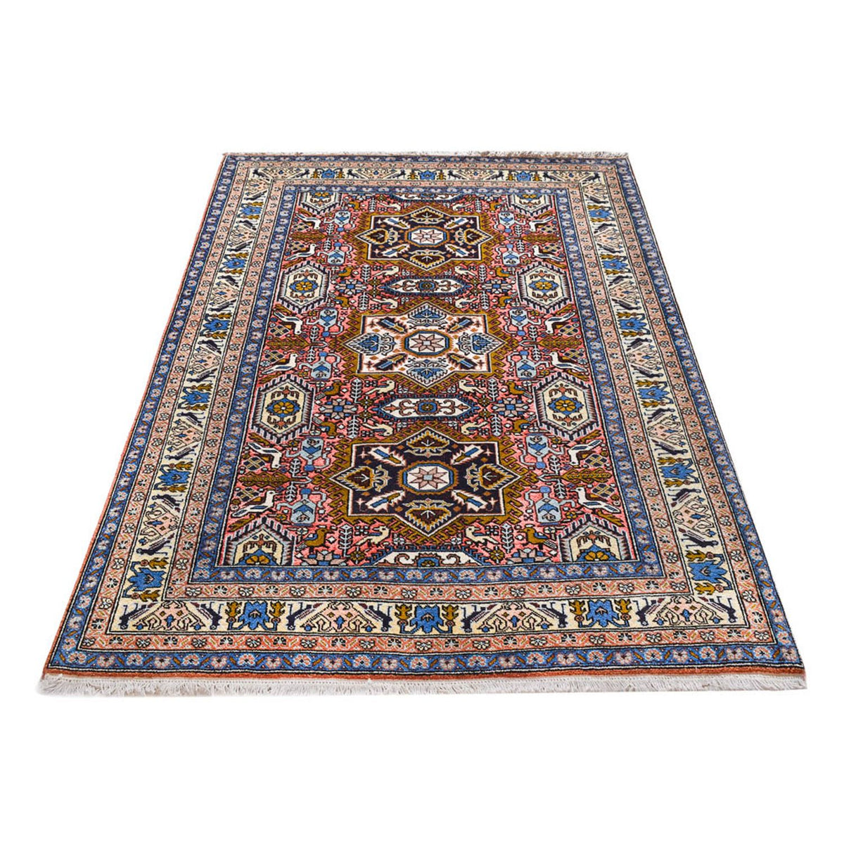 Perserteppich - Nomadic - 192 x 140 cm - mehrfarbig