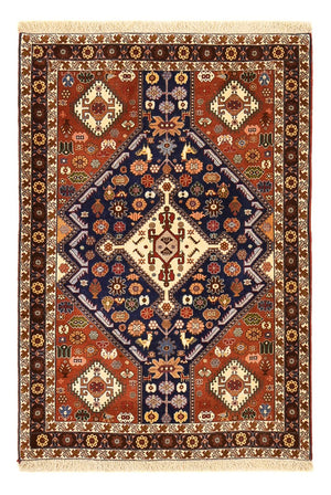 Gabbeh Teppich - Kaschkuli Perser - 148 x 103 cm - mehrfarbig
