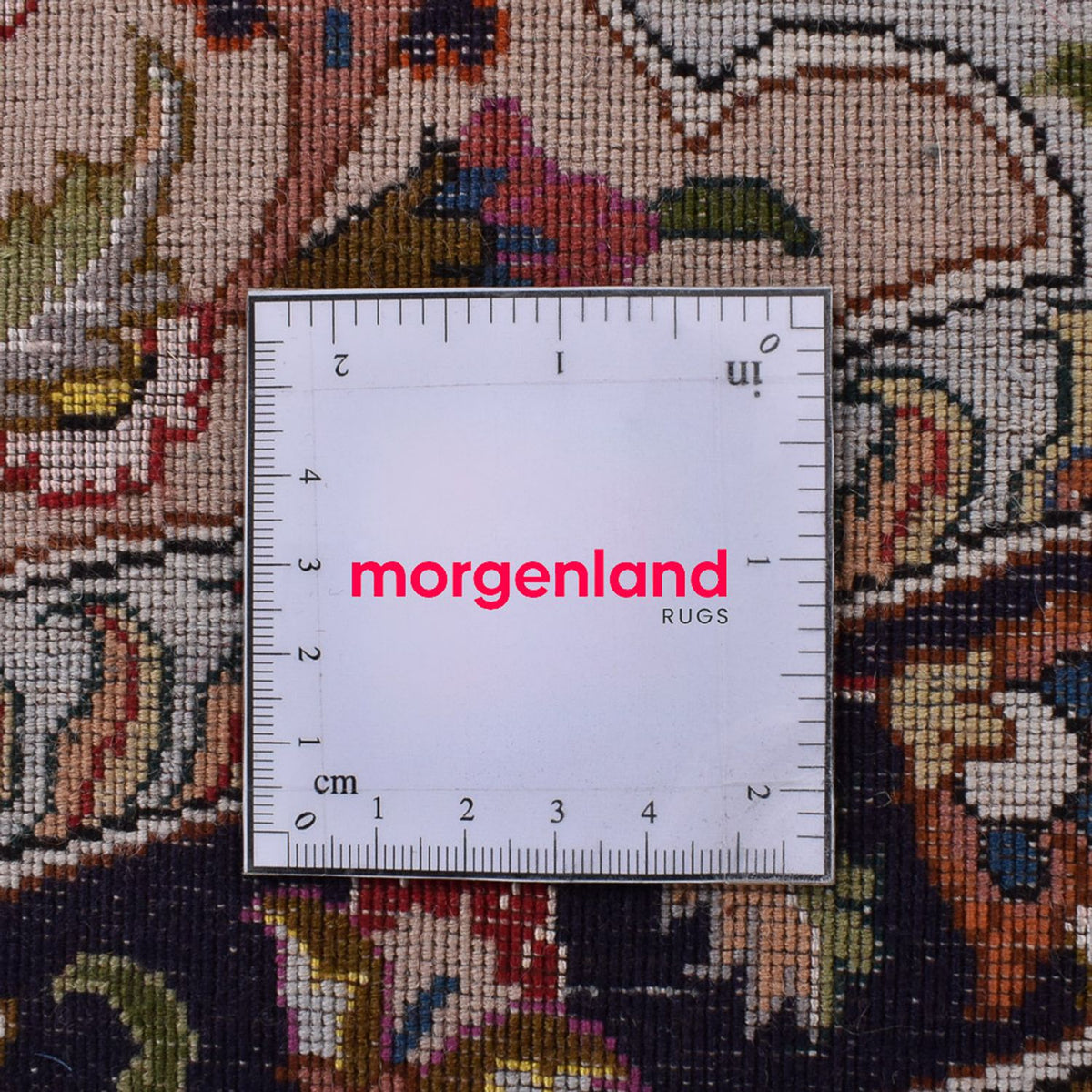 Perserteppich - Täbriz - Premium rund - 300 x 300 cm - rot