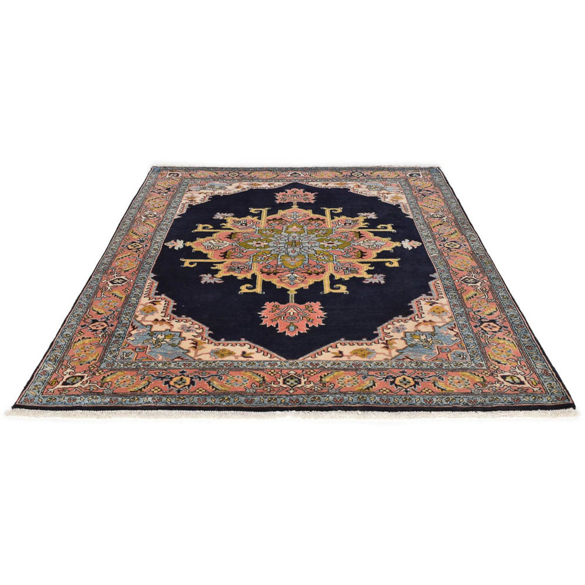 Perserteppich - Nomadic - 206 x 150 cm - dunkelblau