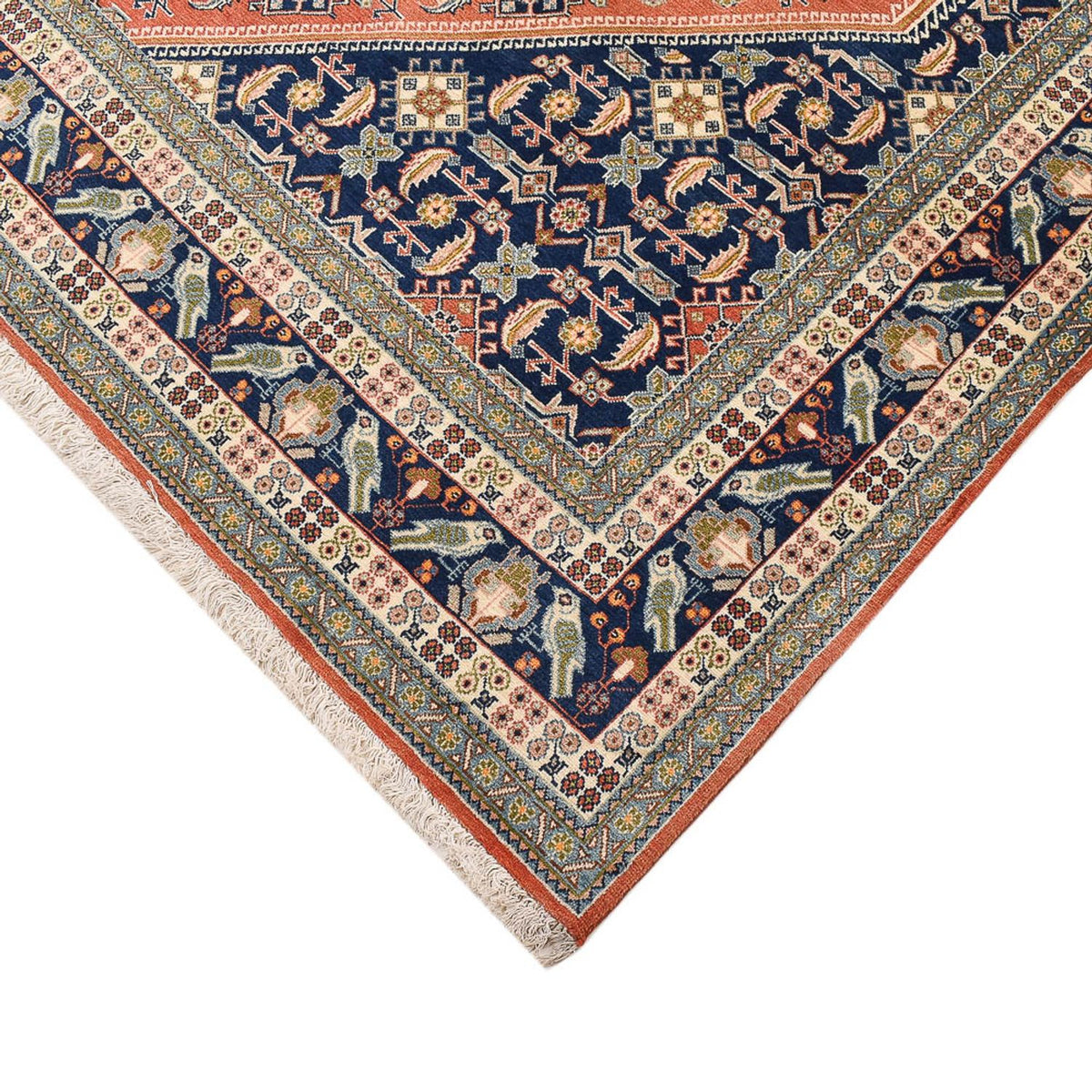 Gabbeh Teppich - Kaschkuli Perser - 306 x 203 cm - hellrot