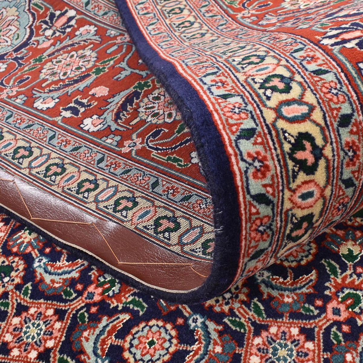 Perserteppich - Täbriz - Royal quadratisch  - 203 x 200 cm - rost