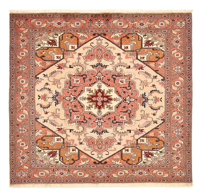 Perserteppich - Nomadic quadratisch  - 200 x 197 cm - hellbeige