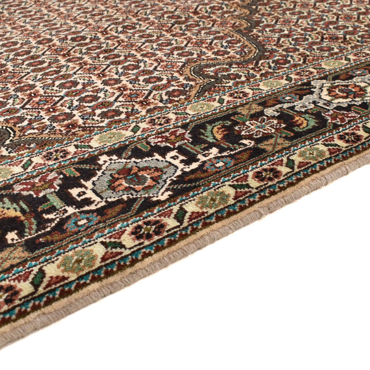 Perserteppich - Täbriz - Royal quadratisch  - 205 x 204 cm - braun