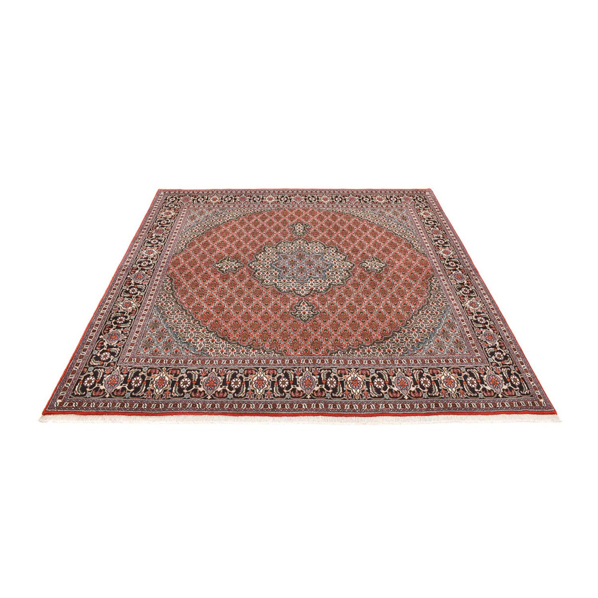 Perserteppich - Täbriz - Royal quadratisch  - 245 x 245 cm - rost