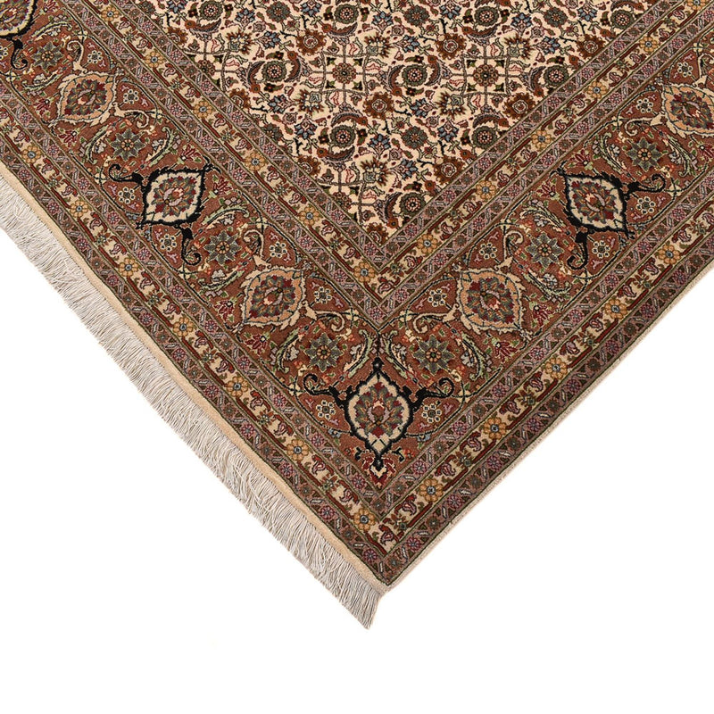 Perserteppich - Täbriz - Royal quadratisch  - 201 x 197 cm - dunkelbeige