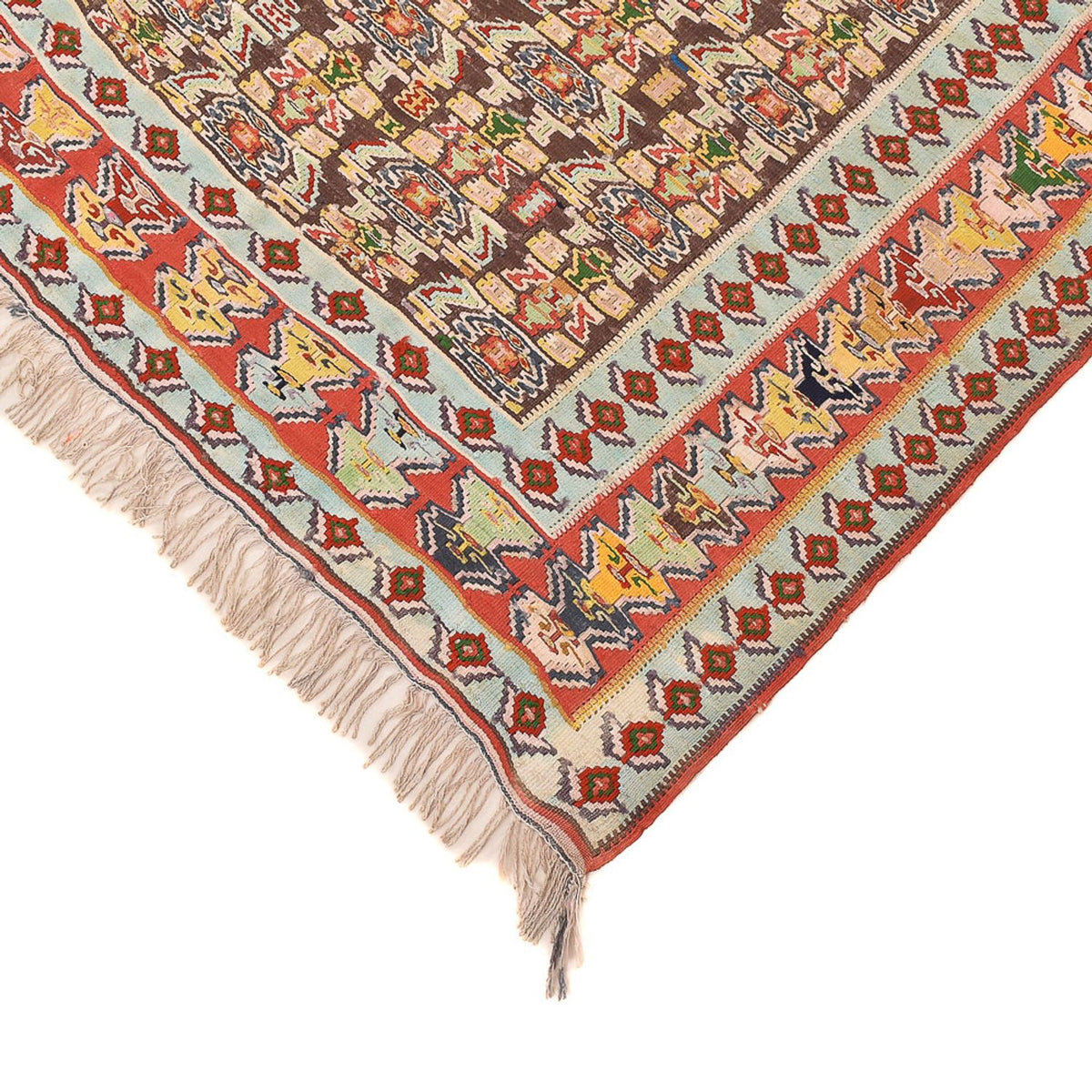 Kelim Teppich - Oriental - 260 x 158 cm - hellrot