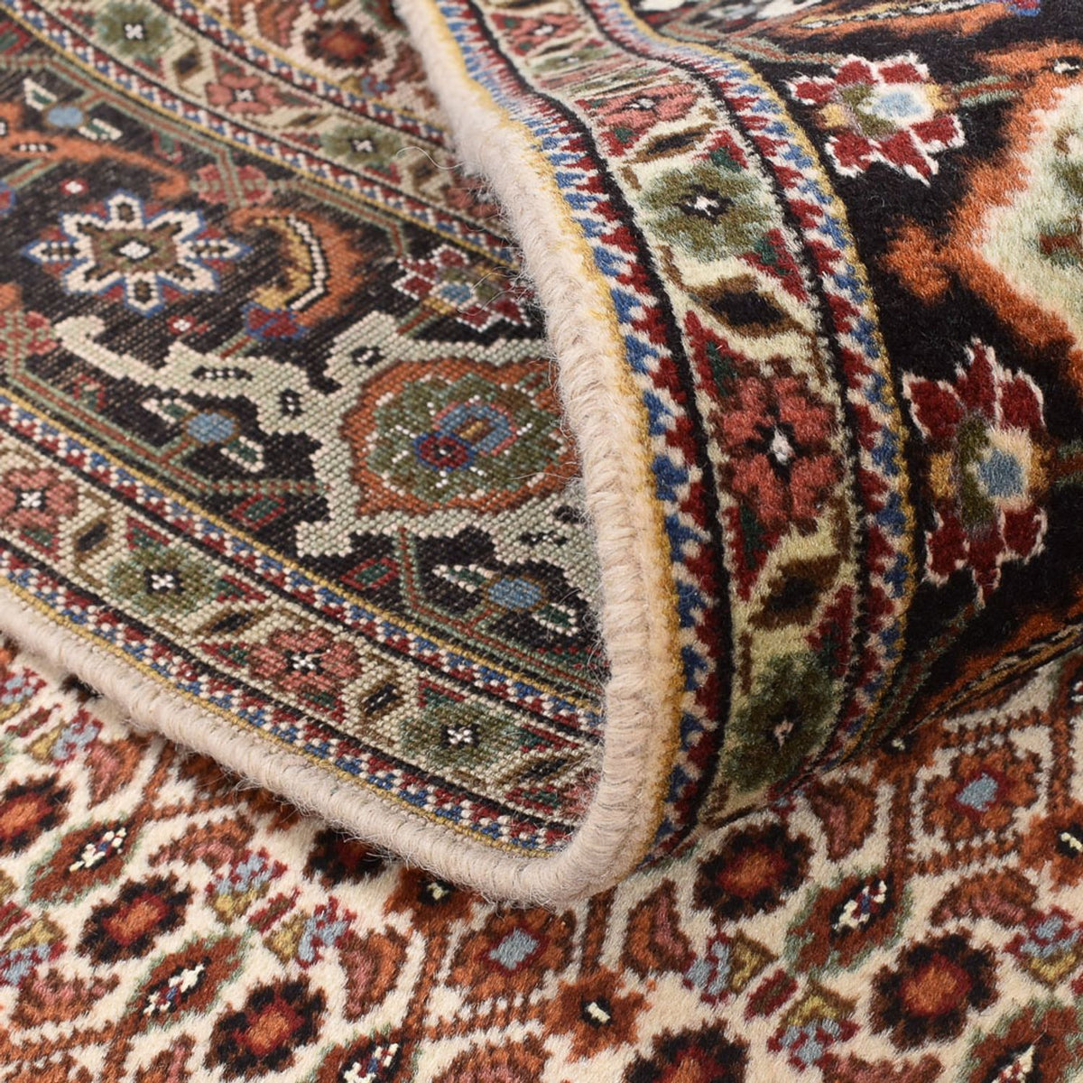 Perserteppich - Täbriz - Royal quadratisch  - 209 x 198 cm - braun