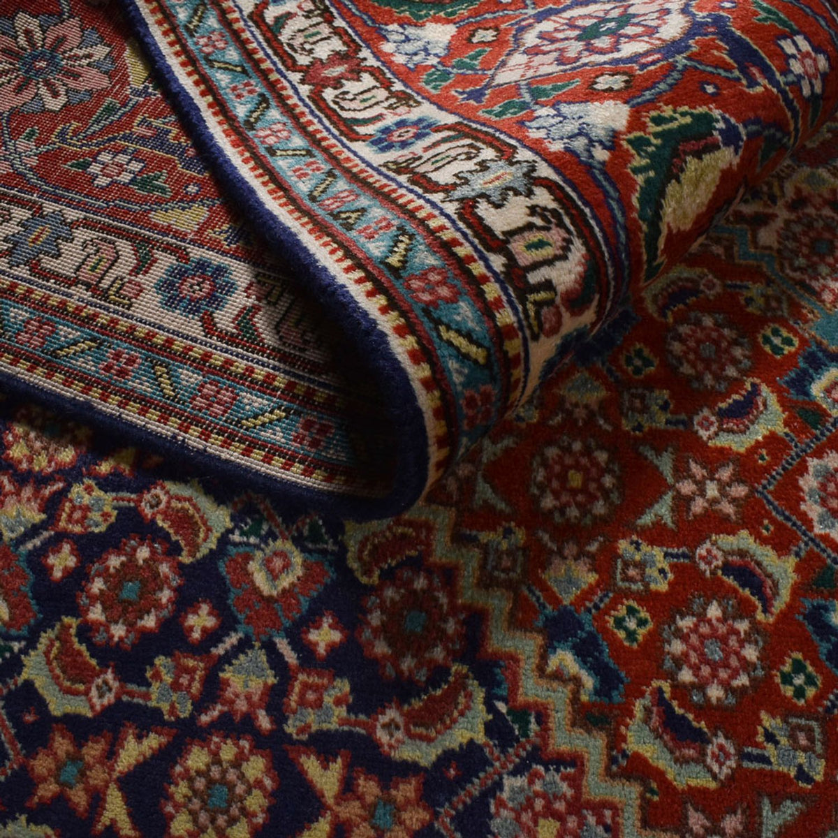 Perserteppich - Täbriz - Royal - 300 x 200 cm - dunkelbraun