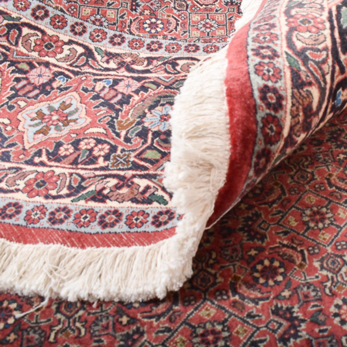 Perserteppich - Bidjar rund  - 255 x 255 cm - hellrot