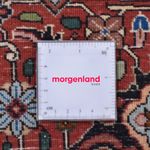 Perserteppich - Bidjar rund  - 300 x 300 cm - dunkelrot